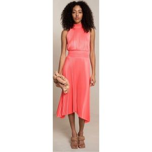 A.L.C. Renzo Pleated Midi Dress